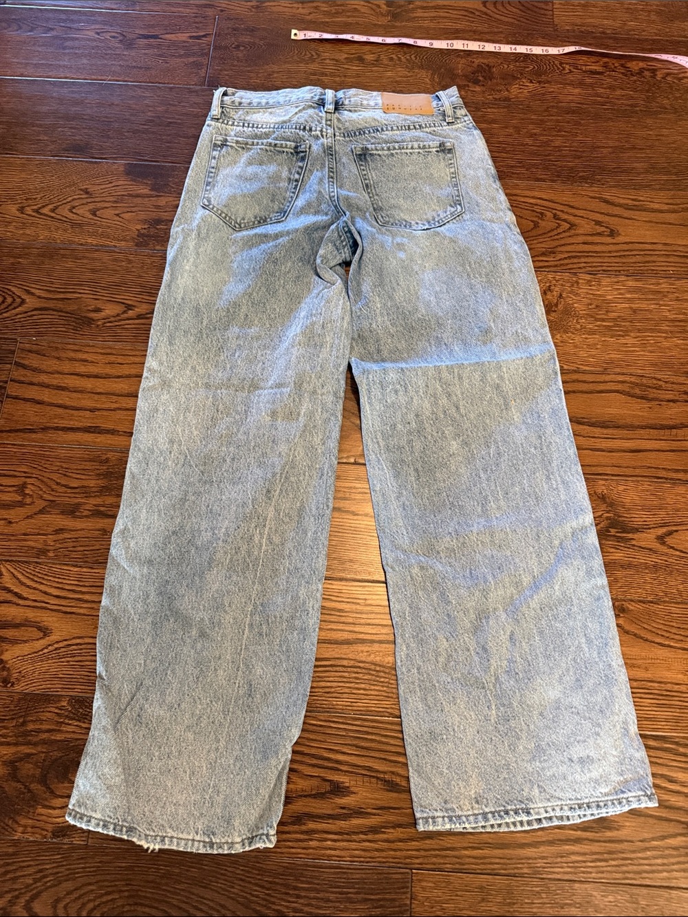 PacSun wide leg baggy women’s Denim Jeans in Light Blue size 24